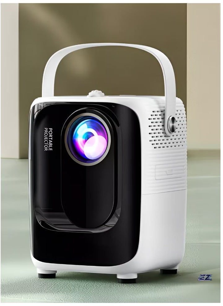 ELTRAZONE - Portable Mini Projector Android Smart Projector | 1920x1080P Multimedia Projector | 8000 Lumens, 5G WiFi, Bluetooth | 100 Inch Screen, Home Cinema Projector | Model S10 - Image 1