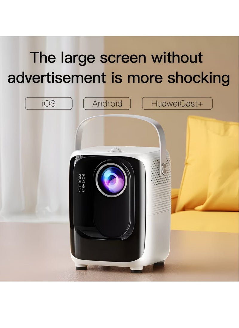 ELTRAZONE - Portable Mini Projector Android Smart Projector | 1920x1080P Multimedia Projector | 8000 Lumens, 5G WiFi, Bluetooth | 100 Inch Screen, Home Cinema Projector | Model S10 - Image 1