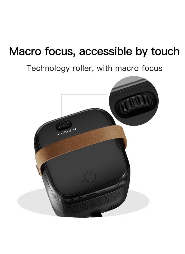 ELTRAZONE - Portable Mini Projector Android Smart Projector | 1920x1080P Multimedia Projector | 8000 Lumens, 5G WiFi, Bluetooth | 100 Inch Screen, Home Cinema Projector | Model S10 - Image 1