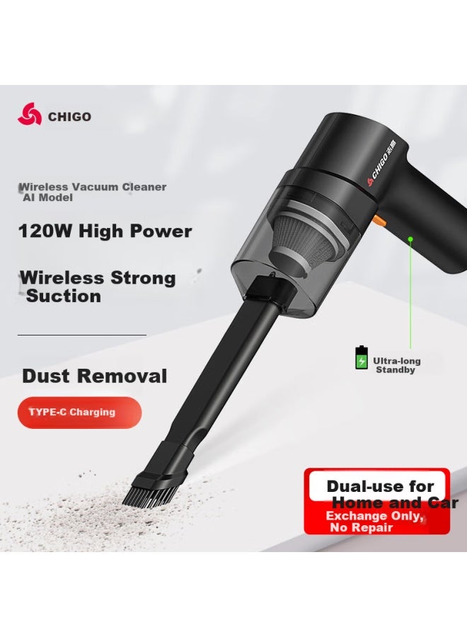 Chigo Car Vacuum Cleaner, Powerful Cordless Handheld Device For Home And Car Use, Portable Desktop Cleaner For New Energy Vehicles - Image 1