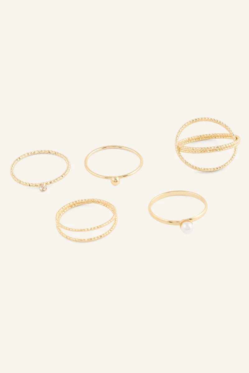 Woman 8 Piece Rings