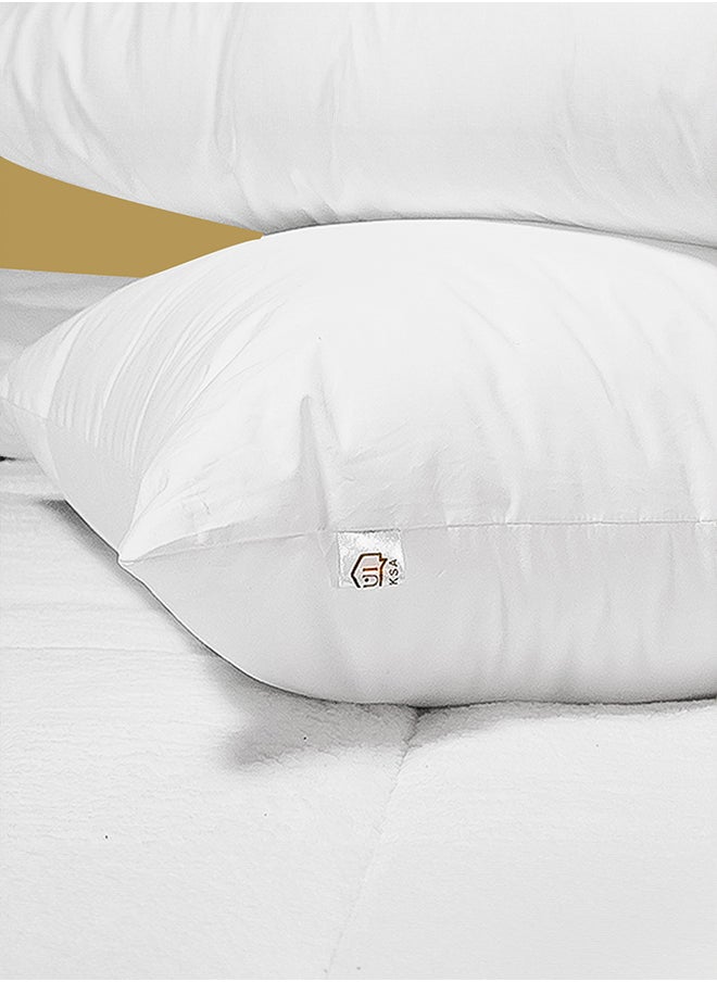 Luxurious Double Face Hotel Pillow Cotton and Polyester