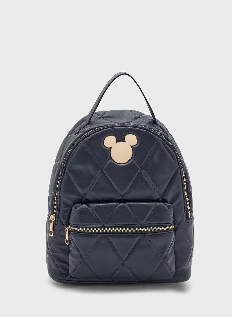 اس بي كاركترز Minnie Mouse Accent Zip Over Backpack