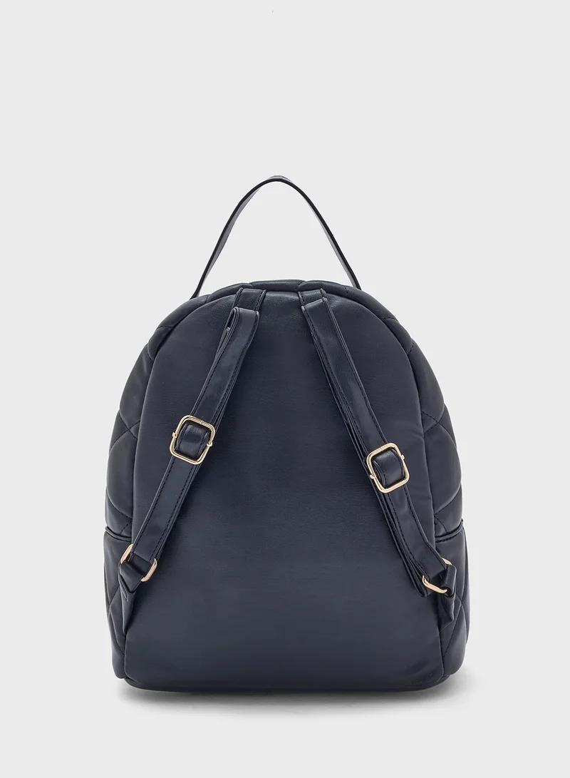 اس بي كاركترز Minnie Mouse Accent Zip Over Backpack