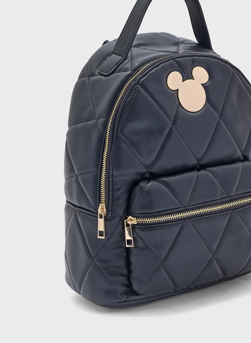 اس بي كاركترز Minnie Mouse Accent Zip Over Backpack