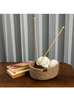 Naturalove Decorative Jute Basket - Oval / Small Size  - Image 1