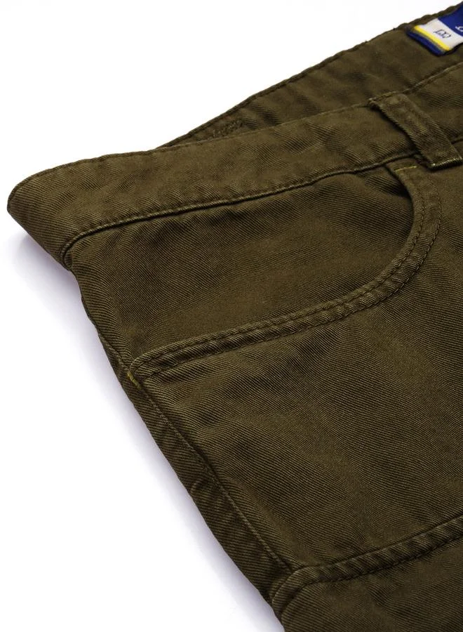 Styli Men Relaxed Fit Cotton Cargo Trousers By Bene Kleed