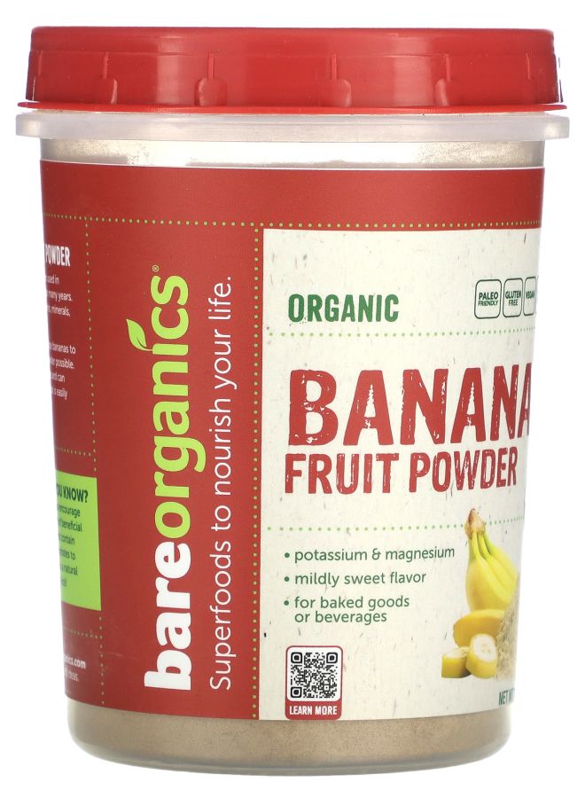 BareOrganics Organic Banana Fruit Powder 12 oz (340 g) - Image 2