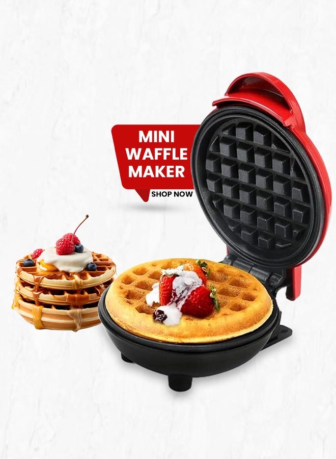  متجر جليكسن صانعة وافل صغيرة 4 إنش – آلة وافل مدمجة وغير لاصقة للإفطار والحلويات والمزيد | سهلة التنظيف وتوفّر المساحة - Image 1