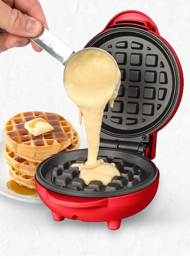  متجر جليكسن صانعة وافل صغيرة 4 إنش – آلة وافل مدمجة وغير لاصقة للإفطار والحلويات والمزيد | سهلة التنظيف وتوفّر المساحة - Image 2