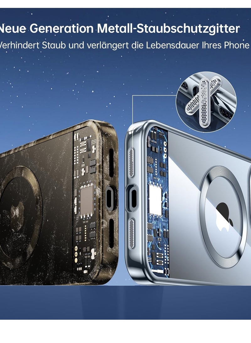 ELTRAZONE iPhone 15 Pro Case with Integrated Camera Lens Protection [TOP N56 Magnets] [Military Grade Drop Protection] for Magsafe Women Men iPhone 15 Pro Cover Case 6.1" Black Titanium - Image 5