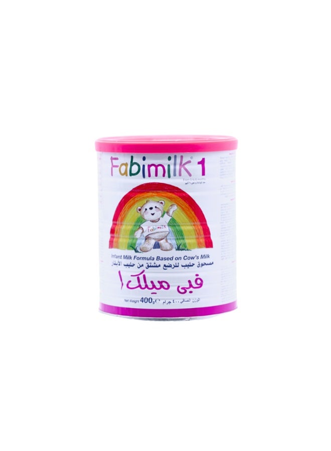 فبى ميلك فابي ميلك حليب أطفال مرحلة (1) 400 جم - Image 2