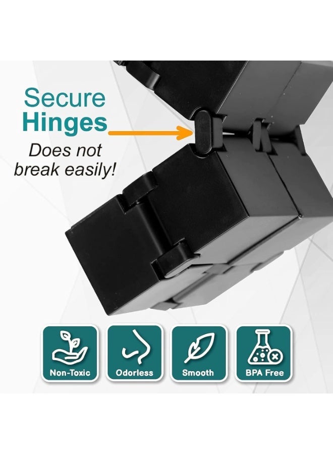 Infinity Cubes Fidget Toys for Adults and Teens, Includes Zipper Bag for Convenient Storage, Stress and Anxiety Relief Sensory Toy, Ideal for Killing Time and Enhancing Focus - Image 3