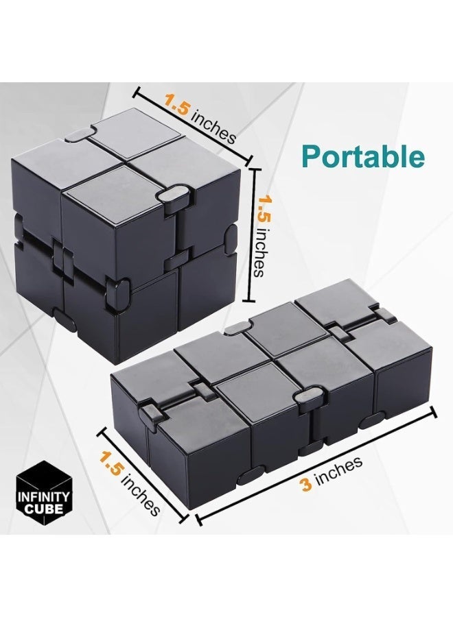 Infinity Cubes Fidget Toys for Adults and Teens, Includes Zipper Bag for Convenient Storage, Stress and Anxiety Relief Sensory Toy, Ideal for Killing Time and Enhancing Focus - Image 4