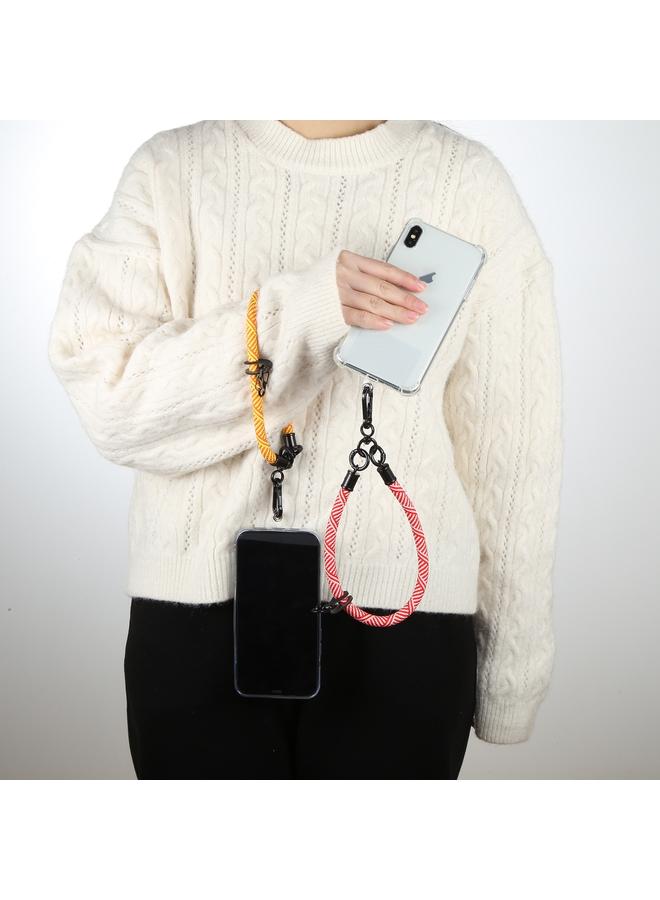 erorex Universal Phone Diagonal Pattern Short Wrist Lanyard - Image 5
