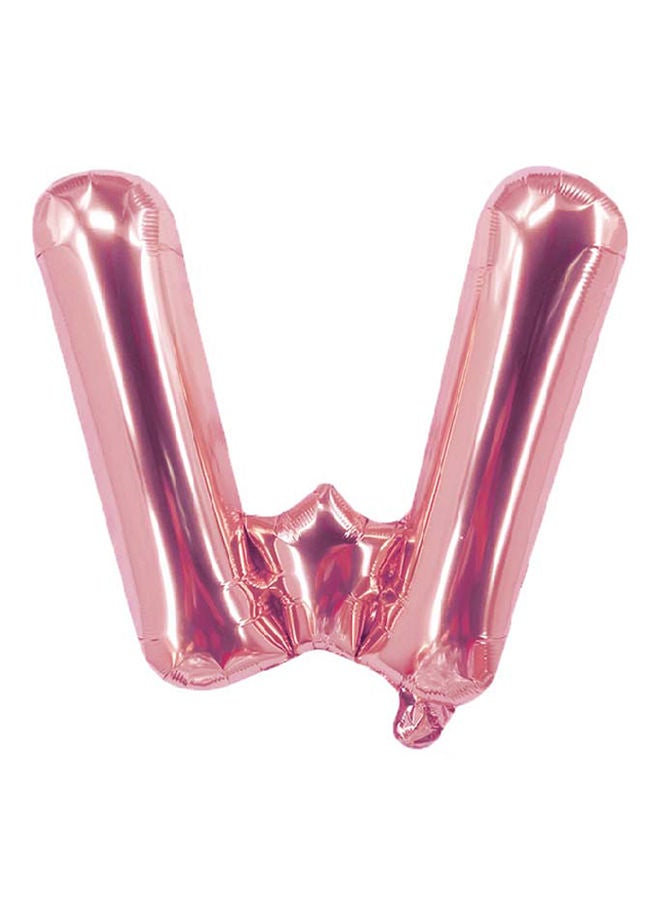 NIBEMINENT Alphabet W Letter Foil Balloon 16inch