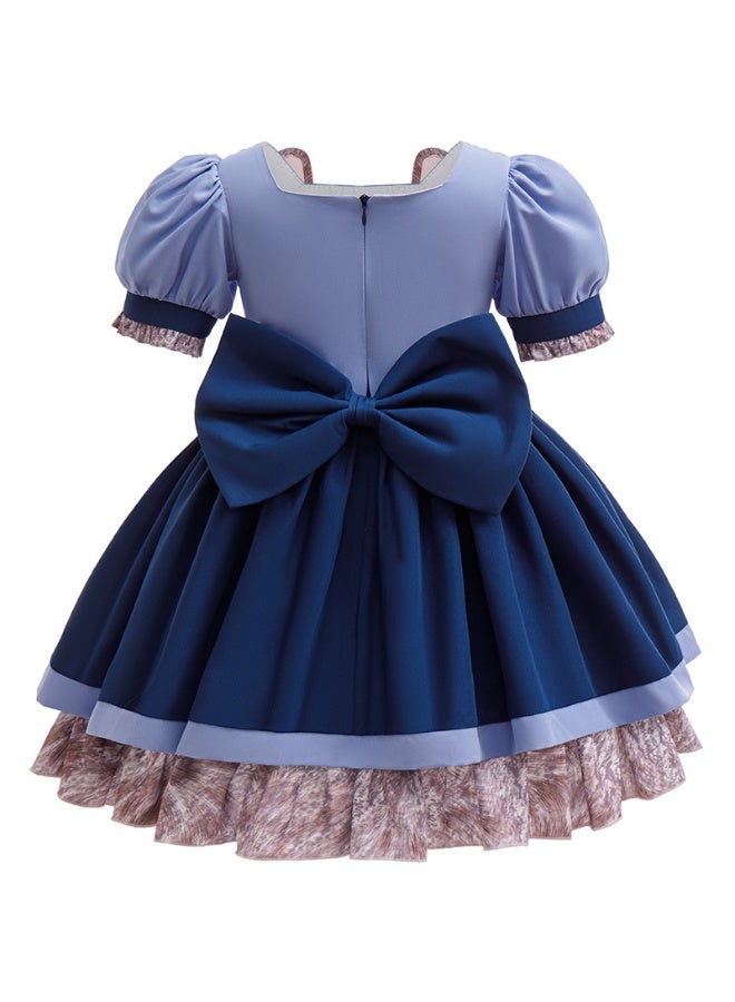 general Zootopia2 Judy Hopps Cosplay Costume Children's Rabbit Dress Birthday Dress - Image 3