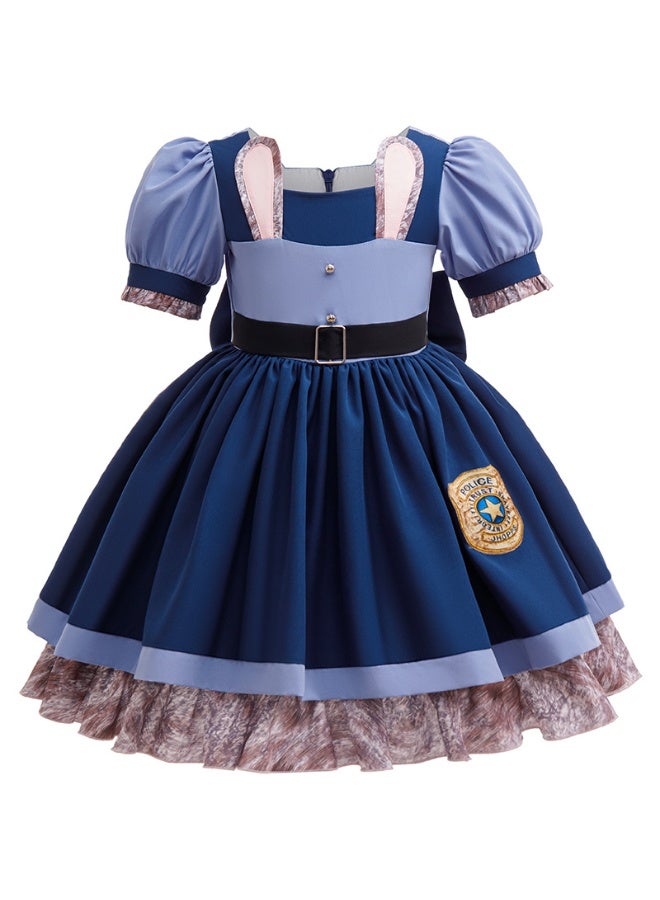 general Zootopia2 Judy Hopps Cosplay Costume Children's Rabbit Dress Birthday Dress - Image 1