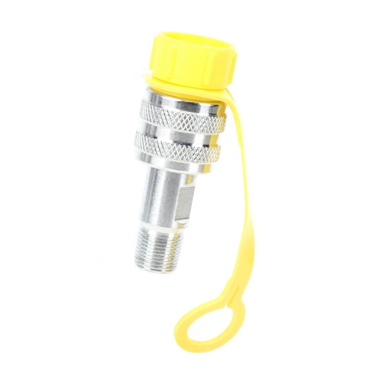Hydraulic Coupling Set Zg3/8 Mechanical Oil Pipe Chrome Plated Steel Quick Disconnect Coupler - Image 2