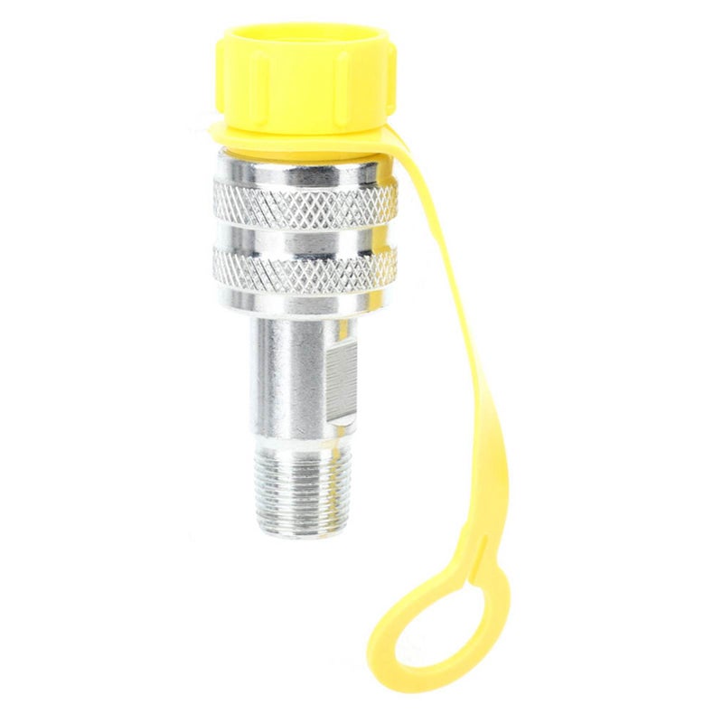 Hydraulic Coupling Set Zg3/8 Mechanical Oil Pipe Chrome Plated Steel Quick Disconnect Coupler - Image 1