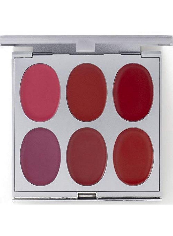 Jerome Alexander New Again Lipstick Palette & Retractable Brush 6 Hotpoured Buildable & Blendable Smooth Matte Shades (Exciting Look) - Image 2