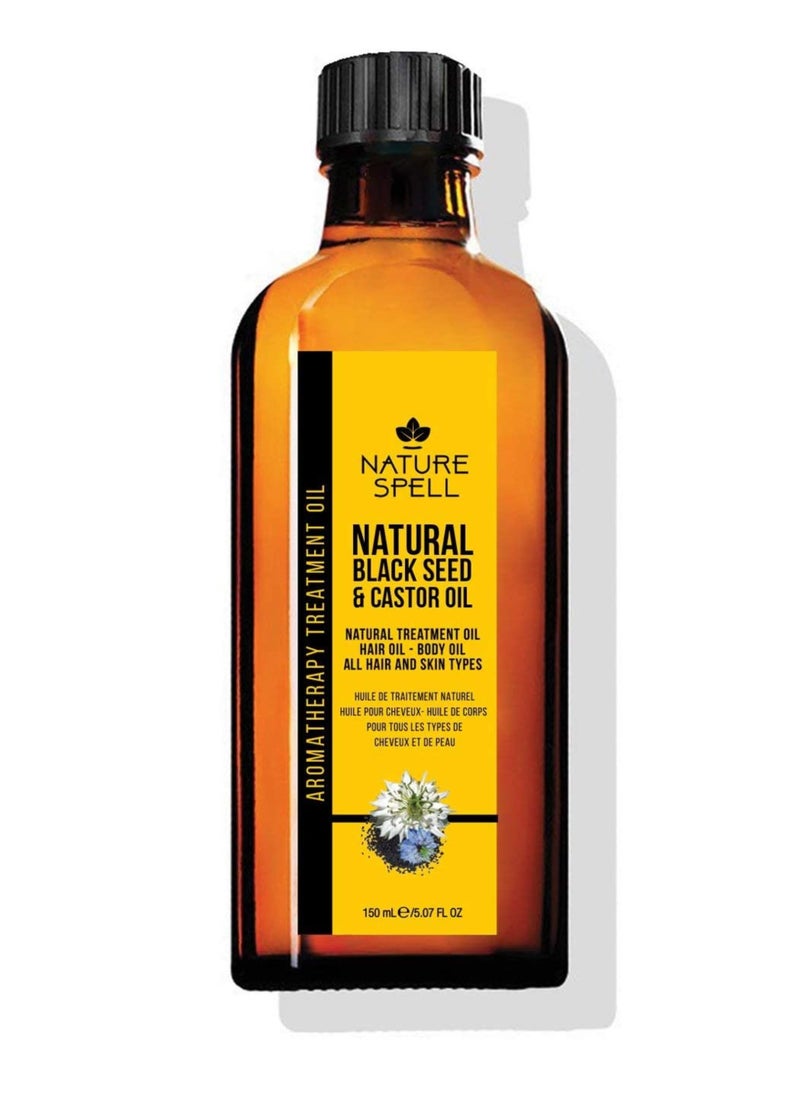 Nature Spell Castor Oil for Hair and body 150 ml  - Image 1