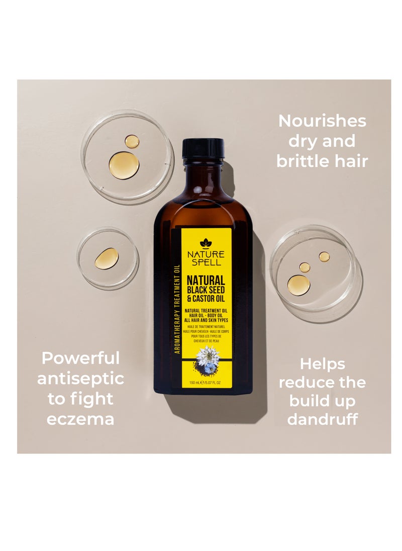 Nature Spell Castor Oil for Hair and body 150 ml  - Image 2