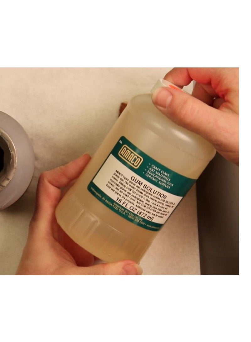 Amaco Gum Solution Glaze Additives 1 Pint - Image 2