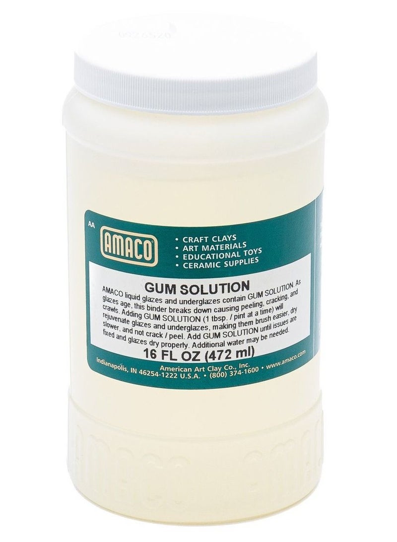 Amaco Gum Solution Glaze Additives 1 Pint - Image 1