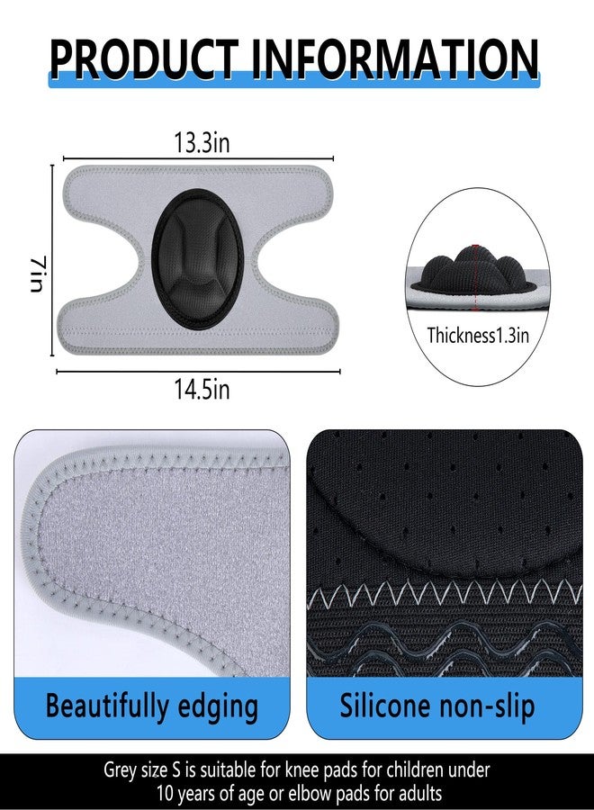 Shupakul 2 Pairs Ski Protective Knee Pads Elbow Pads,Thickened Ski Knee Pads Elbow Pads Set for Kid & Adult,Non-Slip Ski Skating Protective Gear for Skiing Snowboarding Outdoor Sport Protection - Image 2