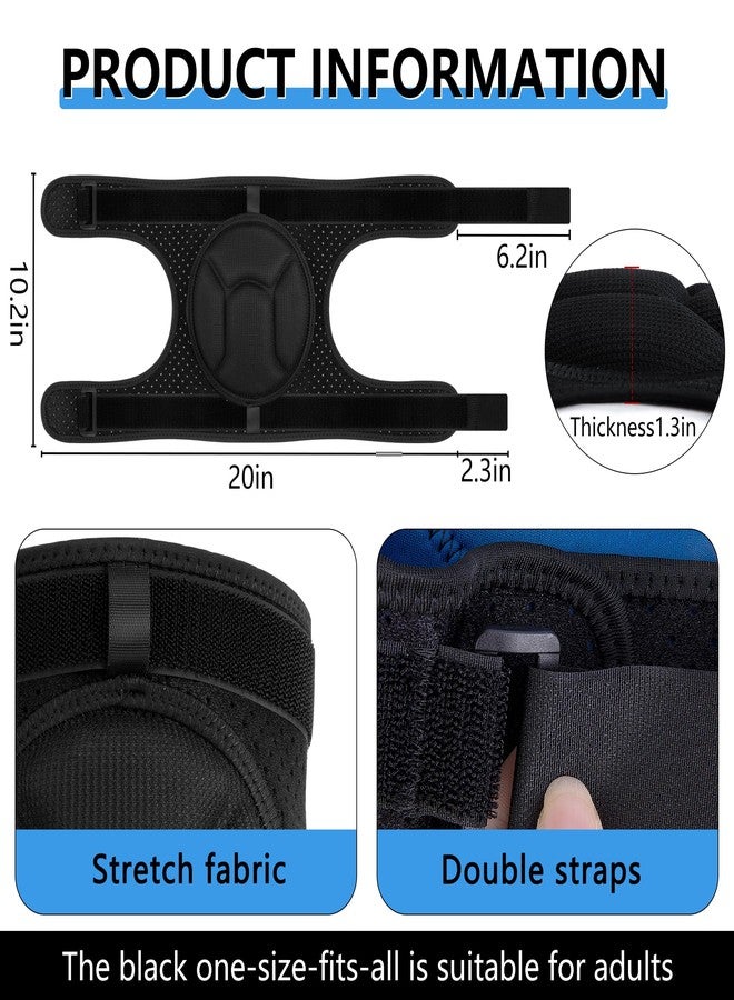 Shupakul 2 Pairs Ski Protective Knee Pads Elbow Pads,Thickened Ski Knee Pads Elbow Pads Set for Kid & Adult,Non-Slip Ski Skating Protective Gear for Skiing Snowboarding Outdoor Sport Protection - Image 3