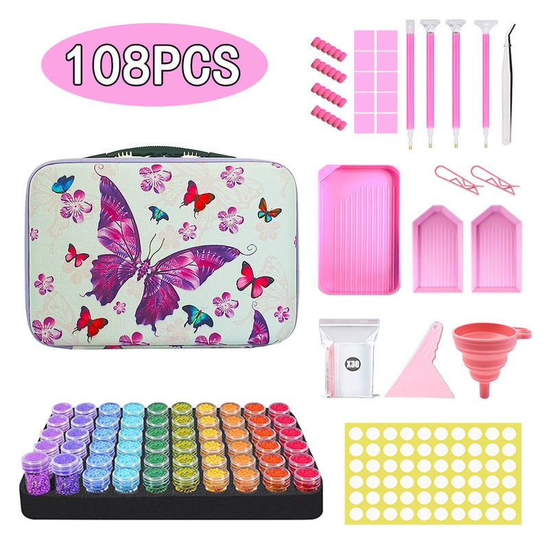 New Diamond Painting Tools 30 Bottles Storage Handbag 60 10 Ml Small Bottle Sealed Jar Drill Pen Suit - Image 2