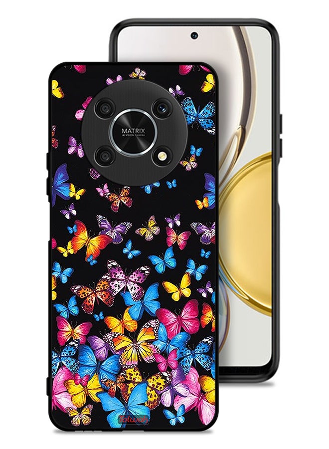 Tolwak Honor X9 5G Protective Case Cover Colorful Butterflies - Image 1