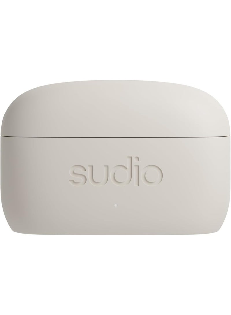 Sudio E3 White, In-Ear, True Wireless, Splash Proof, IPX4, Bluetooth v5.3, USB-C, 6 Hours Playtime - Image 2