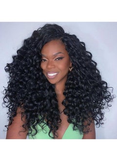 Beach Curl Crochet Hair 14 Inch 8 Packs Jet Black Ocean Wave Crochet Hair Shoulder Midlength Curly Water Wave Deep Twist Synthetic Braiding Hair Extensions (14 Inch 1) - pzsku/ZA3CCC665AB0294A5895BZ/45/_/1719064846/12eab3be-5294-4ae6-80da-df80a7ab0210