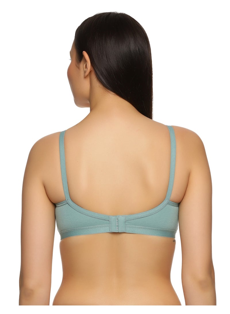 تينز لايفستايل حمالة صدر توقيع تينز لايفستايل بدعم جانبي بدون حشوة وبدون سلك معدني للاستخدام اليومي للنساء | قطن ممشط فائق النعومة، لوحة تشكيل محددة، أحزمة قابلة للتعديل | تغطية عالية وتشطيب ناعم | حمالة كلارا - Image 3