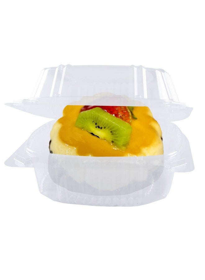 O'Creme O’Creme Bakeable Plastic Mini Cake Pan with Container - Baking Pan With Non-Stick Silicone - Reusable Mold For Baking and Much More - and Clear Snap-Closure Container - 25 Cake Pans + 25 Containers - Image 5