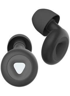 Noise Cancelling Earplugs, Ear Plugs For Sleeping Noise Cancelling, Painless Sensation And Not Easily Detached Reusable Silicone Earplugs For Sleep Snoring Noise Reduction Travel (BLACK)