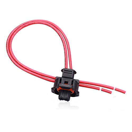 HOPUT 2pcs Fuel Pump Connector, PT2183 Multi-Purpose Pigtail Connector Harness 88988963 Compatible with LLY LBZ LLM 6.6L Chevy GMC - Image 4