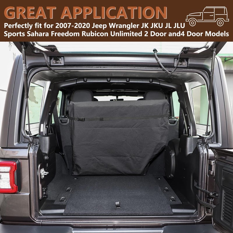 Opall Hard Top Freedom Top Panels Storage Bag for All 2007-2025 Jeep Wrangler JK JKU JL JLU Sports Sahara Freedom Rubicon Unlimited Gladiator JT 2 and 4 Doors - Image 2
