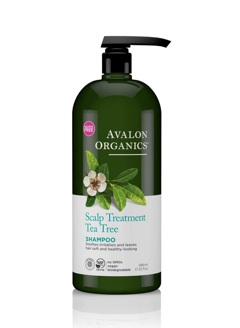 Avalon Organics Avalon Scalp Treatment Shampoo Tea Tree 946ml