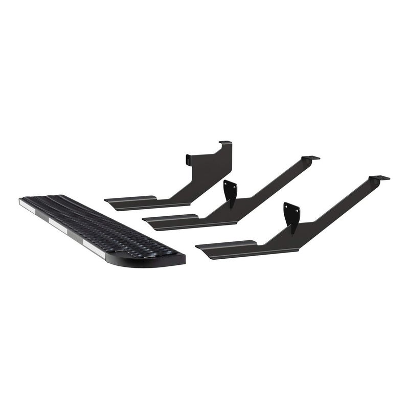 LUVERNE Grip Step XL Steel Passenger Side Running Board Fleet Kit for Ford Transit-150, 250, 350