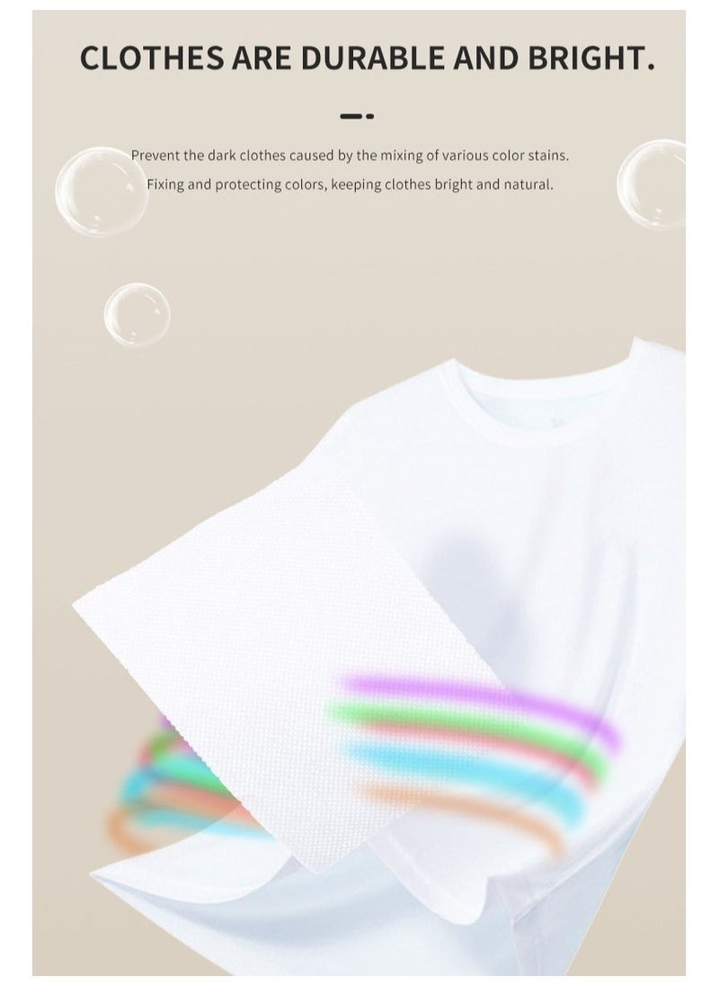 Generic 150PCS Mixed Washing Of Clothes To Prevent Staining,Anti-cross Dyeing,Fabric Color Absorb Sheet 50PCS*3  - Image 5