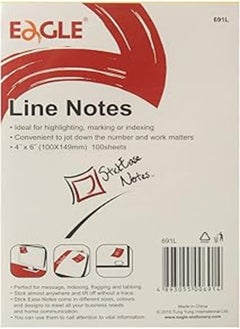 Eagle Eagle Sticky Note, 100x149 Mm - 100 Sheet 