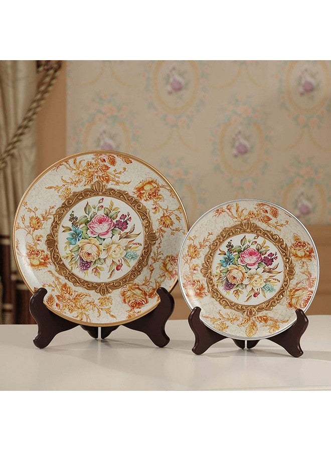 ONWON Wooden Easel Mahogany Finish Display Stand Plate Holder Picture Frame Folding Display Stand (6 Inches) - Image 2