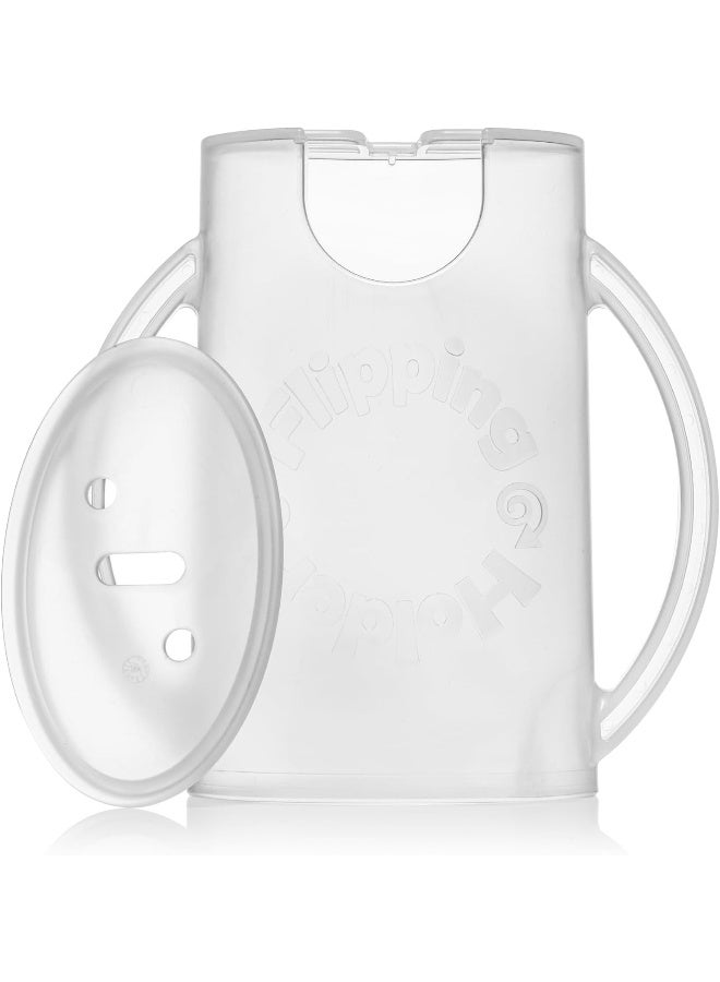 Flipping Holder (Snow White) - A mess-free food pouch and juice box holder for babies, toddlers, and kids - Image 1