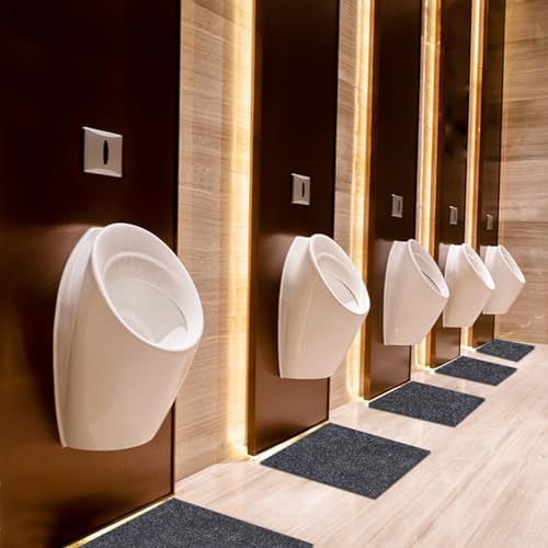 Meitola Urinal Mats (4 Pack)，Deodorizing Urinal Floor mats—Absorbent/Waterproof ，Anti-Slip and Waterproof Backing，Commercial and Restaurant restrooms，Men's Restrooms & Bathrooms，Reusable/Washable (24"×18") - Image 5