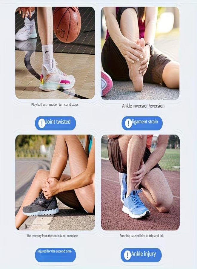 AJIGNA MART Ankle Support for Men & Women, Adjustable Ankle Brace, Breathable Ankle Supporter, Ankle Support for Men, Anti-Slip Design for Gym, Fitness, Sports & Injury Prevention - Image 2