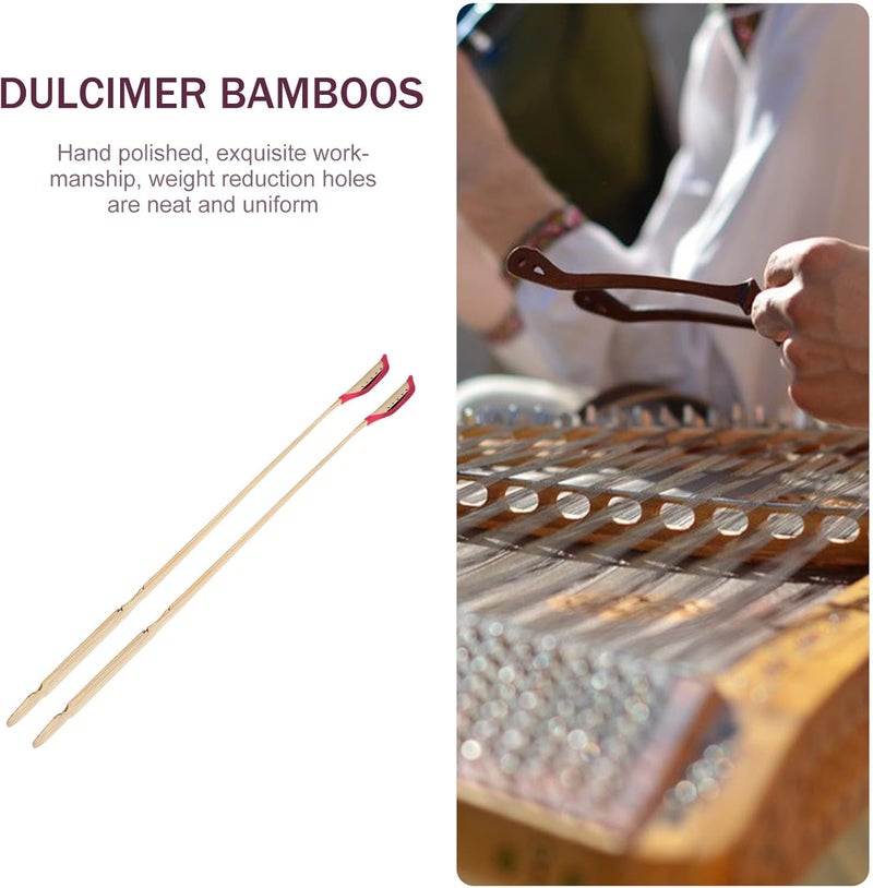 2pcs Elastic Dulcimer Jean with Ebony Head Professional Yangqin Musical Instrument Accessories for Bright Smooth Sound and Strong Toughness - Image 4