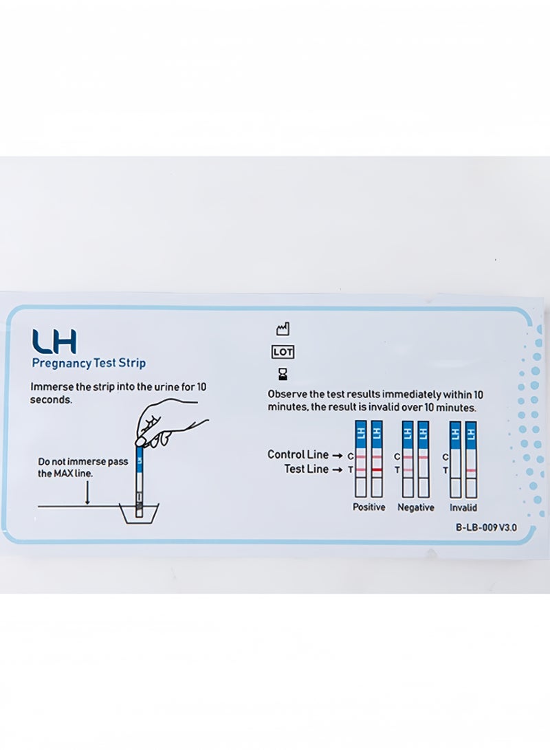 تشو داي شرائط اختبار التبويض من ، عبوة من 10 اختبارًا للخصوبة، مجموعة التنبؤ بالتبويض - Image 4